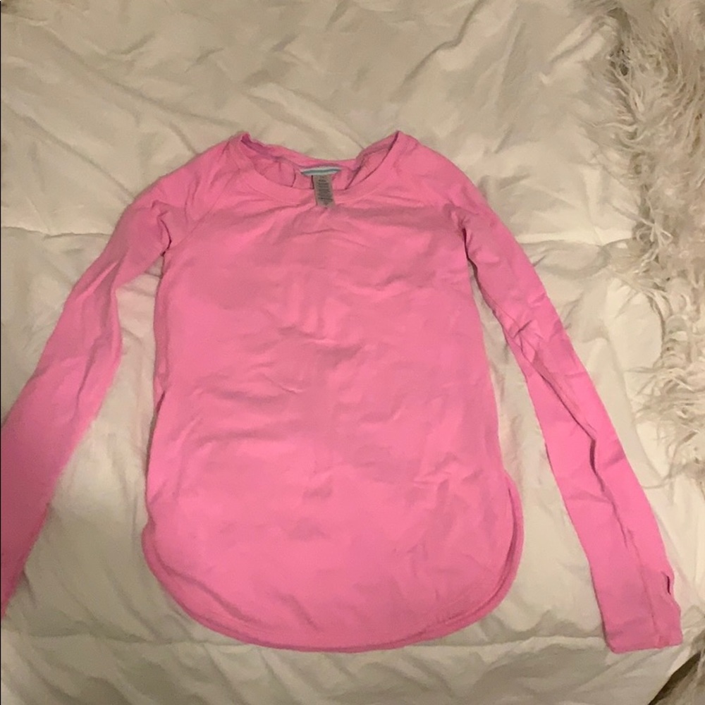 Kids Pink Ivivva Long Sleeve Shirt Size 8